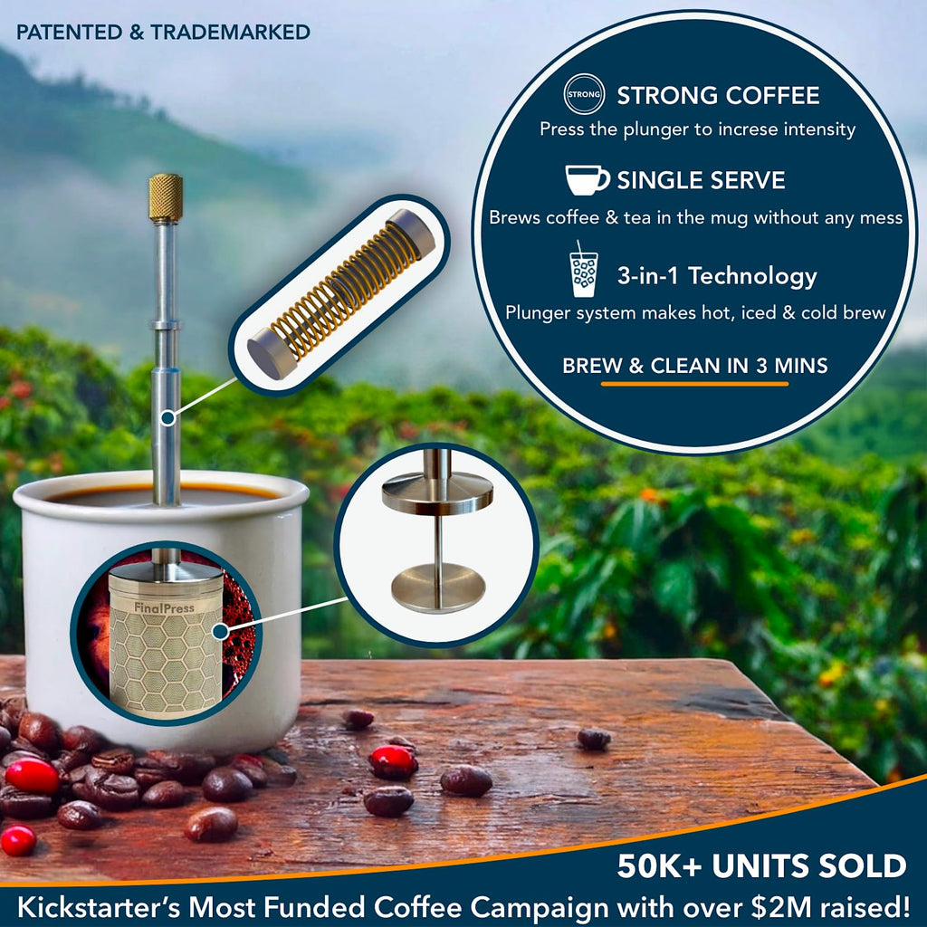 Portable Stainless Steel Coffee & Tea Maker I4429