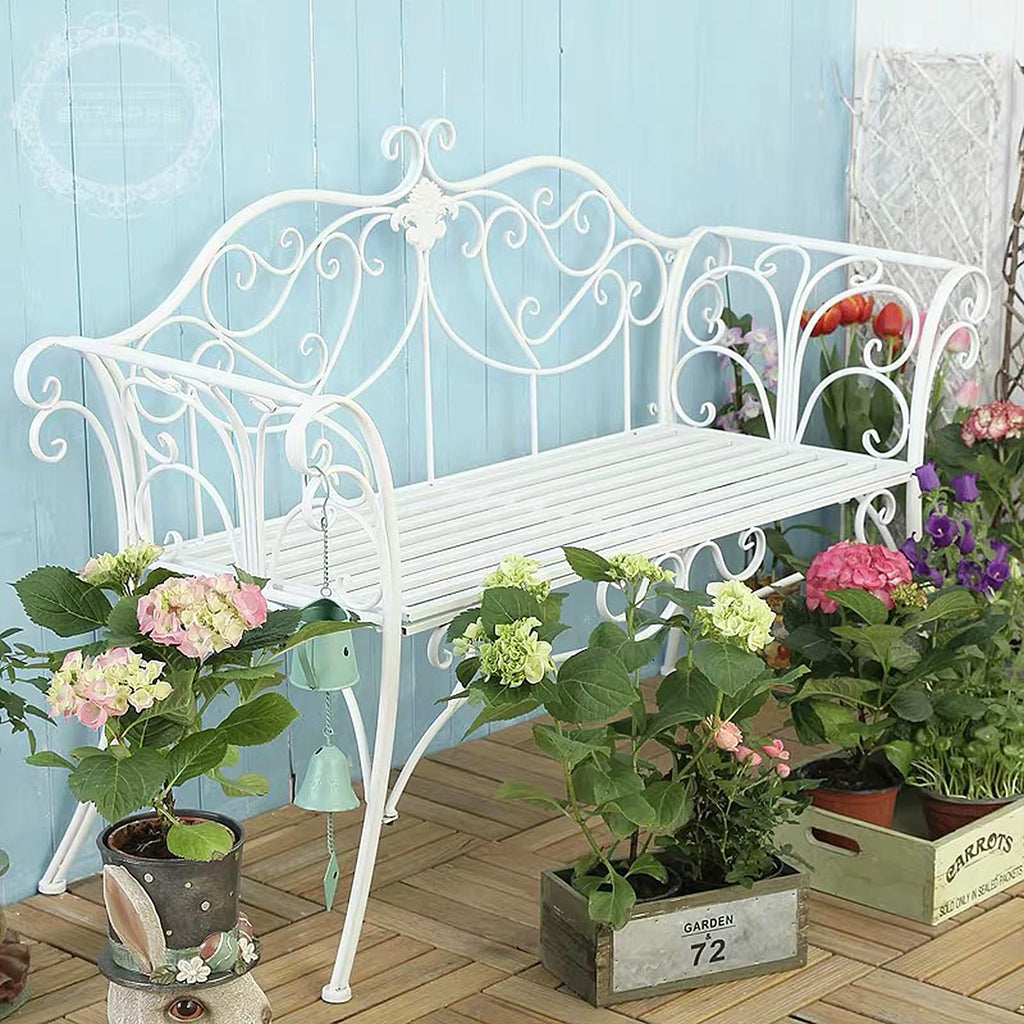 2-Seat Metal Bench N5994
