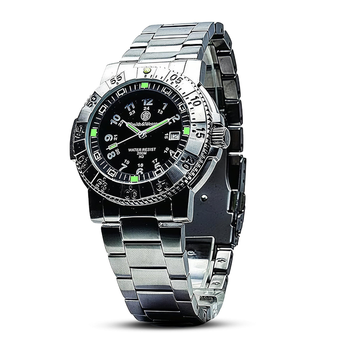 20ATM Waterproof Analog Display 45mm Field Watch with Rubber Strap X9837