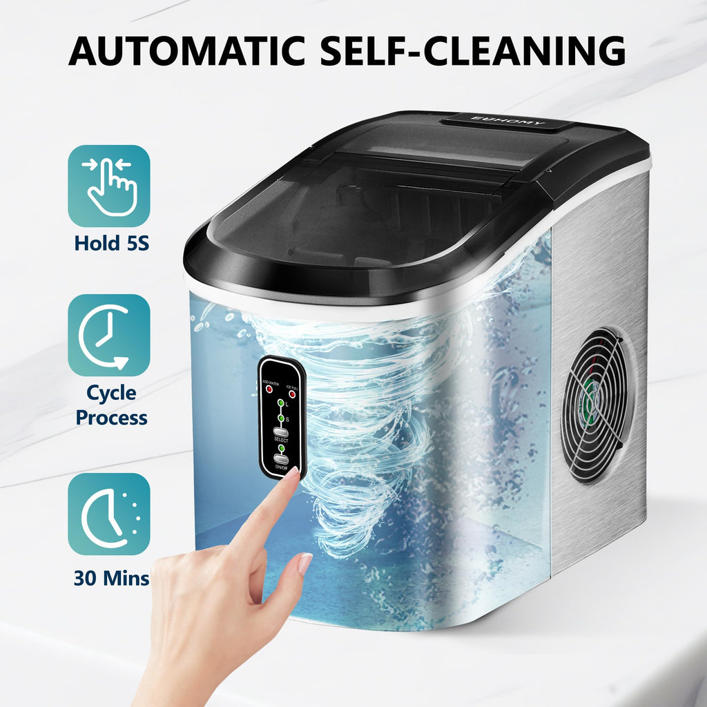 Countertop Ice Maker with Ice Scoop and Basket G4694