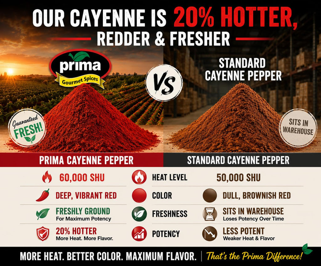 Cayenne Pepper Powder 5 LBS Bulk Kitchen Jug 60,000 SHU Extra Hot All Natural Gluten Free Red Ground Pepper N54448