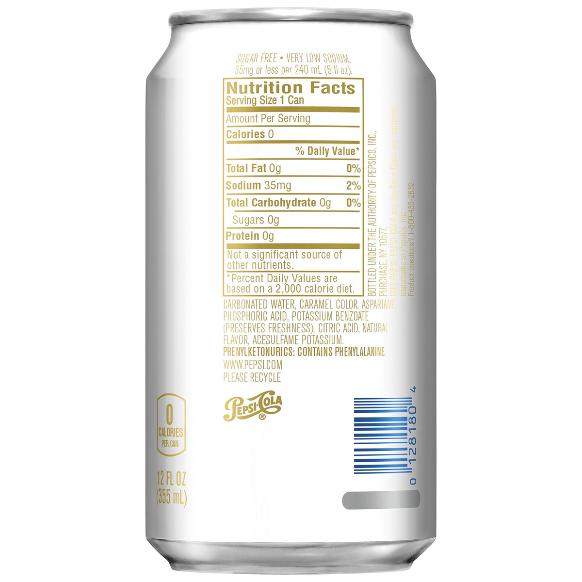 Caffeine Free 12 ounce Cans 24 Count T6759