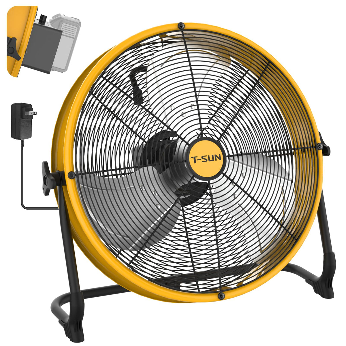 16" Cordless Battery Powered Fan K91444