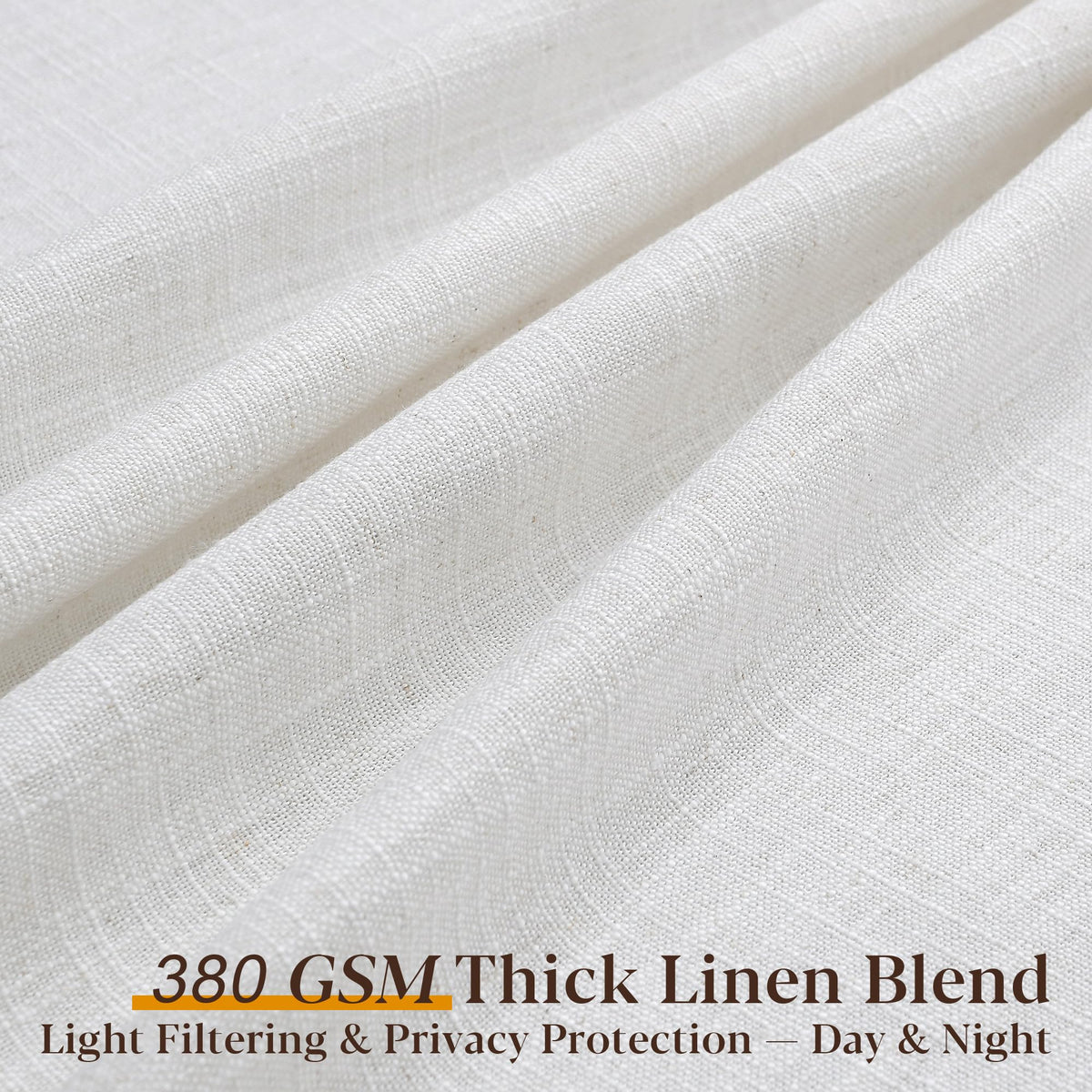 60 Inch Extra Wide Pinch Pleated Linen Curtains 90 Inch Length H2660