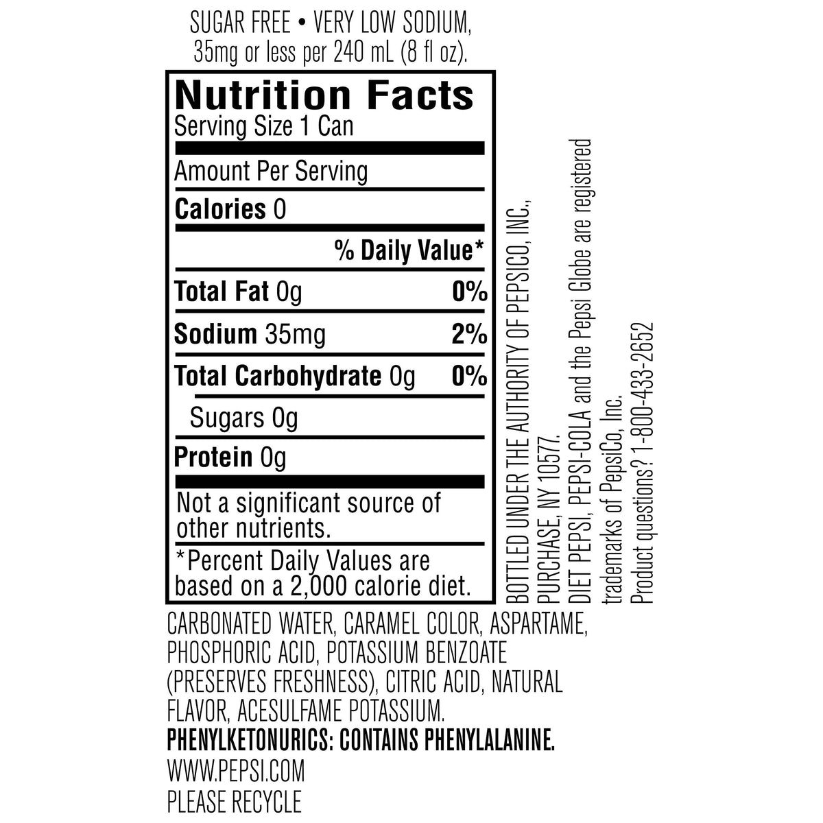Caffeine Free 12 ounce Cans 24 Count T6759