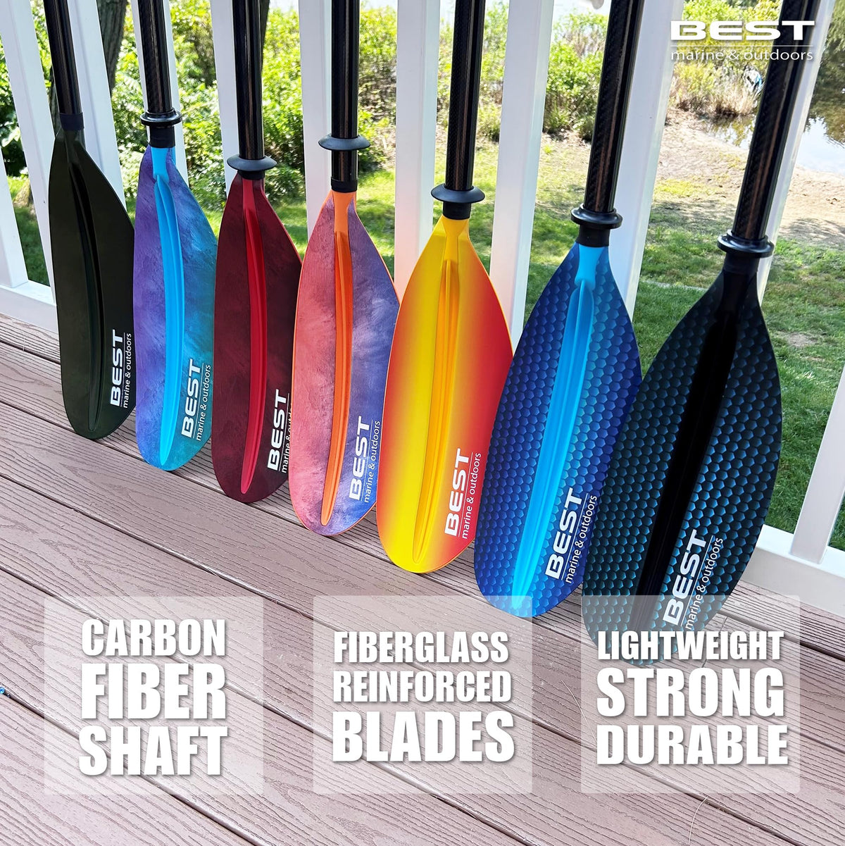 Carbon Fiber 2-Piece Kayak Paddle I47821