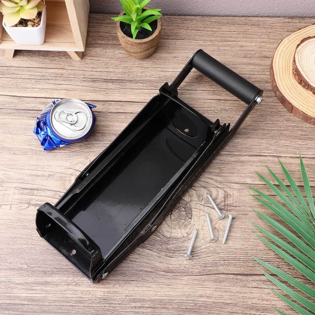 Wall Mounted Stainless Steel Can Crusher with Bottle Opener J99766