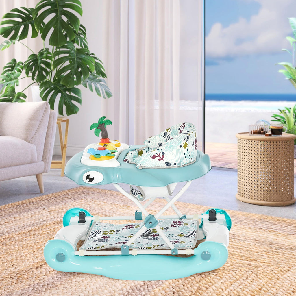 2-in-1 Foldable Baby Walker with Adjustable Height Z4814